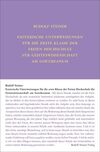 Esoterische Unterweisungen für die erste Klasse