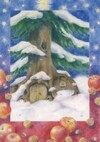 Kerst bij de grote dennenboom