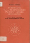 De betekenis van antroposofische inzichten voor de geneeskunde (antiquariaat)