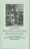 Wilhelm Meisters Wanderjahre (antiquariaat)