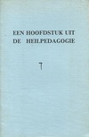 Een hoofdstuk uit de heilpedagogie (antiquariaat)