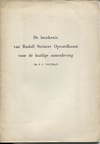De betekenis van Rudolf Steiners Opvoedkunst voor de huidige samenleving (antiqu