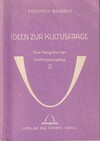 Ideen zur Kultusfrage (antiquariaat)