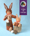 Viltpakket - Paashaas met hazenkind in mand
