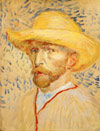 Vincent schildert zichzelf