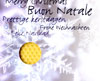 Lichtgroet Prettige Kerstdagen (bijenwas)