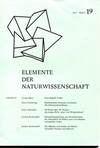 Elemente der Naturwissenschaft 19 (Antiquariaat)