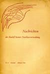 Nachrichten der Rudolfs Steiner-Nachlassverwaltung (Antiquariaat)