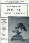 Handbook on bonsai: special techniques (Antiquariaat)
