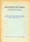 Das Rätsel des Todes (Antiquariaat)